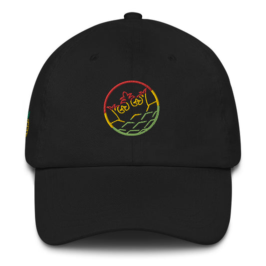 Dad hat with Rasta Circle Logo