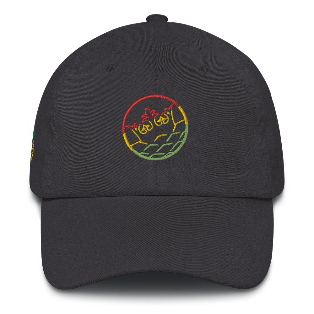 Dad hat with Rasta Circle Logo