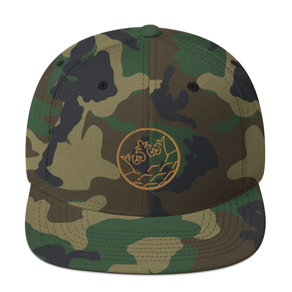 Snapback Camo - Circle Logo