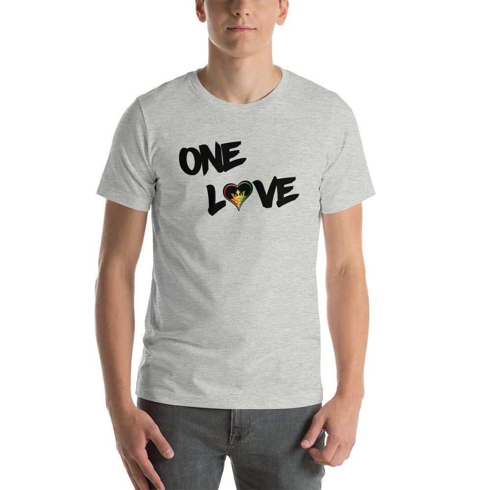 One Love with Heart (black)