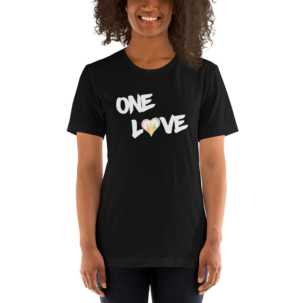 One Love with Heart (white)